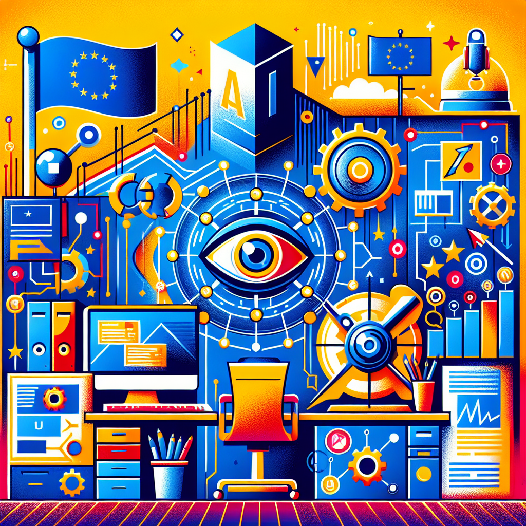 EU AI-kontorets roll på nätet: vägledningar och tillsyn.